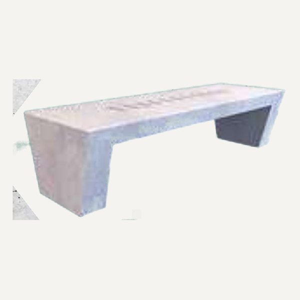 Banca Patas Trapecio 180 de hormigón · Escaños y bancas