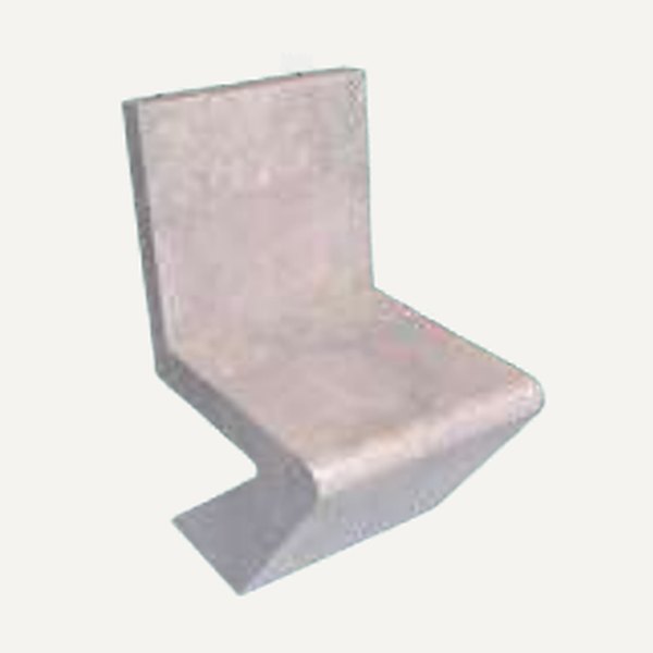 Silla Perfil Z de hormigón · Mesas y asientos